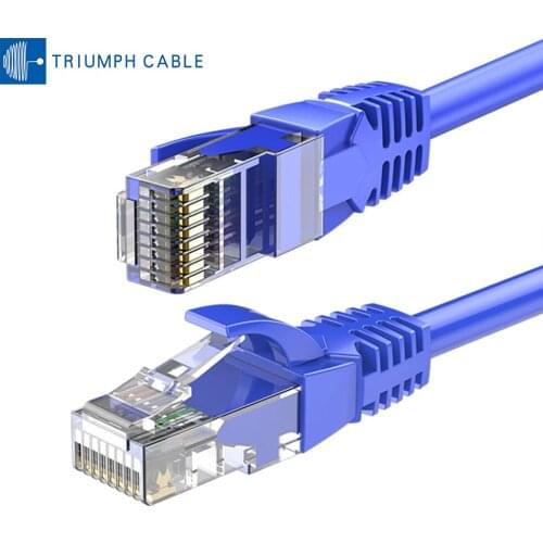 TRIUMPHCABLE CAT 5e Ethernet Patch Cable CAT 5e RJ 45 Network Cable Patch for Computer Desktop Laptop Router Switch