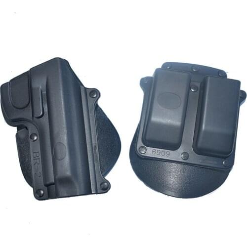 Tactical Gun Holster BR2 Beretta 92/96 (Except Brig & Elite) Paddle Holster Taurus 92/99/Cz 75B .40 Double Magazine Pouch 6909