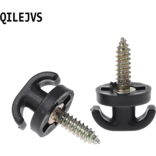 QILEJVS 2 Pcs Universal Car Rear Trunk Envelope Cargo Net Tie Down Hook Ring Loop Hanging #1
