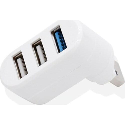 3 Ports USB HUB 2.0 + 3.0 USB Splitter High Speed Rotatable Adapter Mini Hub USB Charging HUB For Laptop Notebook PC Computer