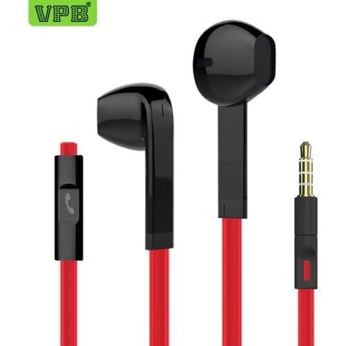 VPB S17 trend fashion universal earphone Support call Music Earbuds with Microphone for i Phone