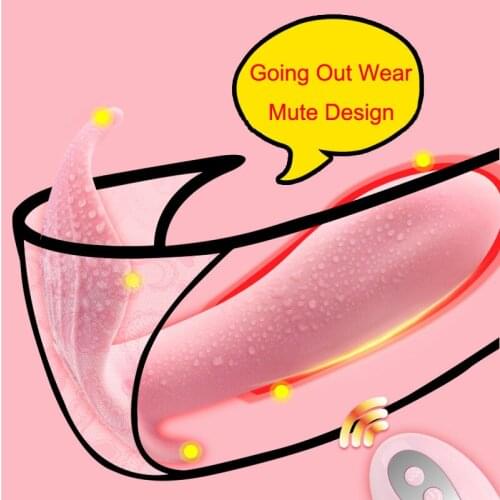 10 Speed Out Wearable Panties Dildo Vibrator Wireless Remote Clitoris Stimulator Vibrator Female Masturbator Sex Toys for Woman