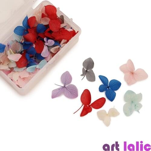 Bulk 100Pcs 3D Dried Flowers Nail Art Decoration Colorful Natural Floral Dry Beauty Design Acrylic UV Gel Polish Manicure