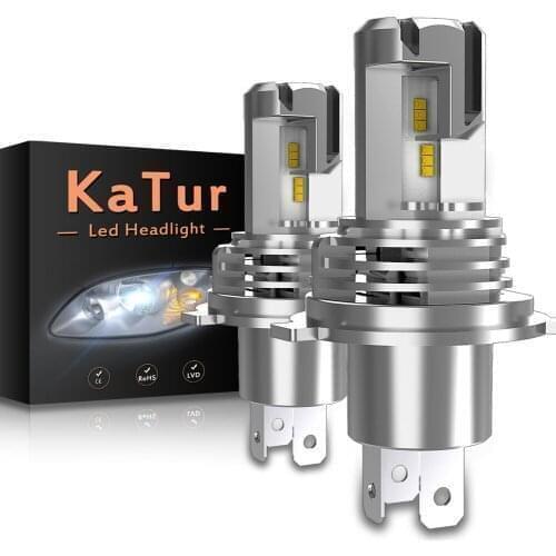 2x 9003 H4 H11 H9 LED Canbus H7 H8 H3 H1 LED Bulb HB3 9005 9006 HB4 LED Car Headlight Mini ZES Chip 60W Auto Lamp 12V 24V 6500K