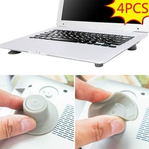 4Pcs Laptop Notebook Laptop Heat Reduction Cooling Pad Cool Feet Suction Cup Thermal Stand for Laptop Notebook