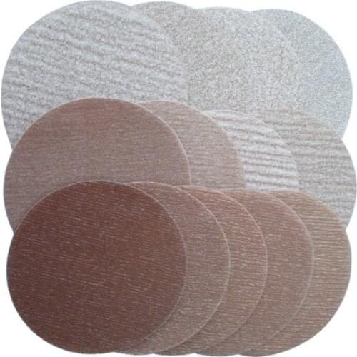 5Inch 125mm A275 Back Velvet Round Sandpaper Disc Flocking Self-adhesive Dry Sandpaper 150-1500 Grit