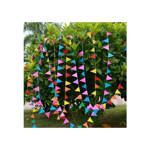 50pcs Long Paper Garland Ornaments Curtain Wall Pop Disc Holiday Party Wedding Room Classroom Decor Wall Decorations