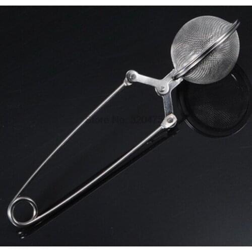 DHL 500pcs stainless Steel Spoon Ball Tea Mesh Infuser Stainless