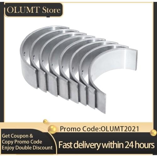 8Pcs Size 36mm~34mm Engine Parts Connecting Rod Bearing For HONDA VF750 CBR750 VFR750 FZX750 CB750 CBX750P2 CB700SC Nighthawk