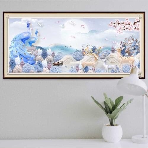 5D DIY Diamond Painting Flower Cross Stitch Full Square Round Animal Peacock Diamond Embroidery Rhinestone Home Decor Art Gift