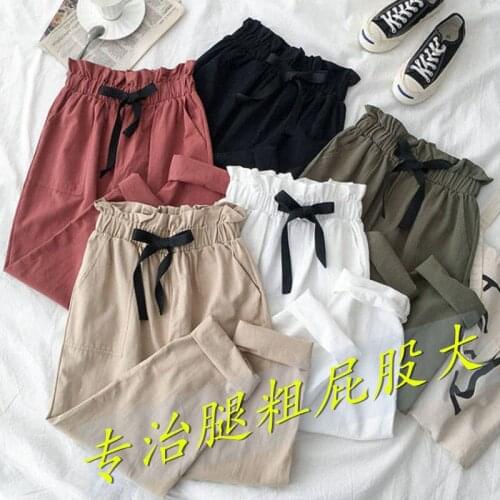 Women Pants Pants Womens Loose Spring And Summer Cropped Casual Pants Overalls Women Pantalones De Mujer