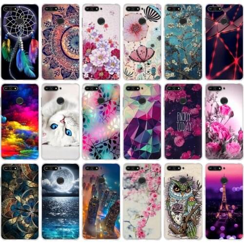 Luxury Cover For Huawei Honor 7A Pro Case Honor 7A Pro Cover Soft Silicone Back Cover Phone Case For Huawei Honor 7APro AUM-L29