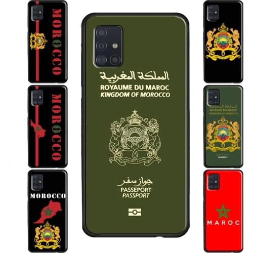 Morocco Flag Coat Of Arms Case For Samsung Galaxy S20 Plus S7 S8 S9 S10 Lite S10e Note 20 Ultra Note 9 8 10 Plus