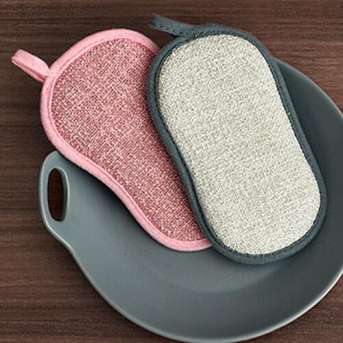 5/10/20PCS Scrub Sponges for Dishes Non-Scratch Microfiber Sponge Non Stick Pot Cleaning Sponges Kitchen Tools Wash Pot Gadgets