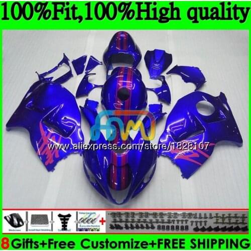Injection For SUZUKI Hayabusa GSXR 1300 Blue Pink GSXR-1300 57BS.219 GSXR1300 08 13 14 15 16 2008 2013 2014 2015 2016 Fairing