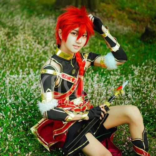 COSPLAYONSEN Fate Grand Order FGO Rider Alexander Cosplay Costume With Cloak Full Set Custom Made