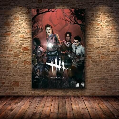 Game Dead by Daylight Poster Modern Living Room Wall Art Home Decorative HD Game poster Canvas Print Painting