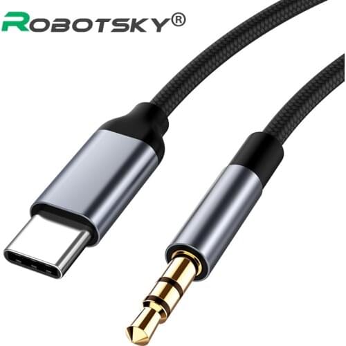 USB C to 3.5mm AUX Headphones Type C 3.5 Jack Adapter For Huawei Mate 20 P30 Oneplus 7 pro Xiaomi Mi 6 8 9 SE Audio Cable