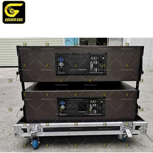 Professional Audio KR210 Double 10'' Line Array Speaker System Powered DJ Sound System Church Equipment