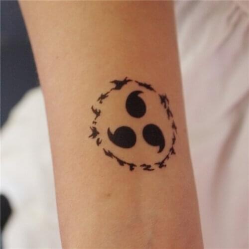 The curse of heaven Cosplay Anime Cartoon Logo Props Waterproof Animation Cartoon Logo Temporary Tattoo Stickers XR020