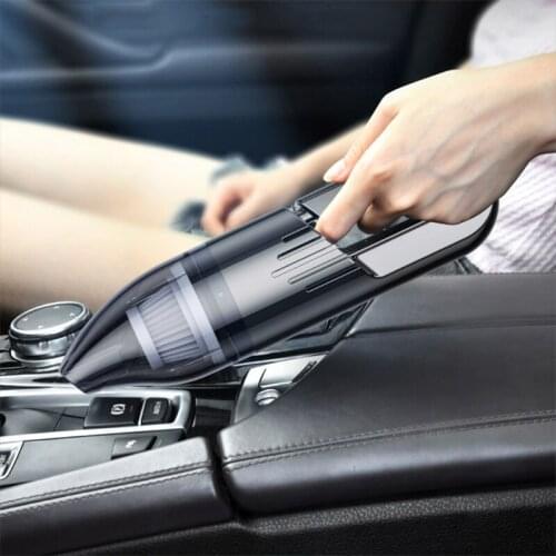 USB Rechargeable 120W 6000pa Strong Suction Wireless Car Vacuum Cleaner for SUV Home Household Office Pet House Computer W91F