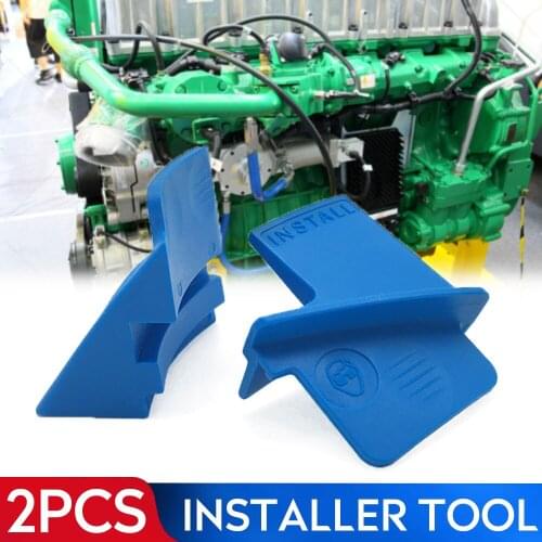 Vehemo Blue Hand Tools Engine Repairing Tool Sets 2pc New Stretch Aux Crank Damper Belt Removal Installer Tool