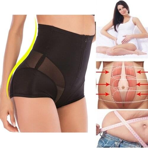 Women Abdomen Body Shaperwear High Waist Butt Lifter Slimming Underwear Tummy Belly Waist Control Panties Dropship Warehouse