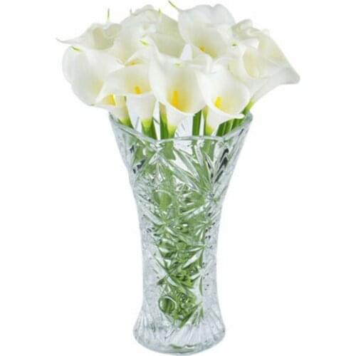 10 Pcs 10*Artificial Flowers White Calla Lily Fake Flowers Table Bridal Wedding Arrangement Party Decoration Home Decorative
