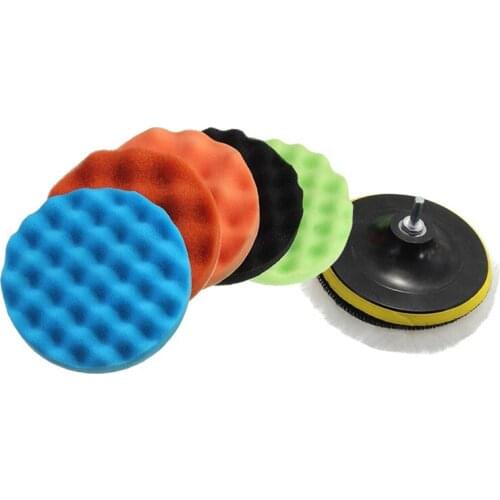8pcs 3 inch Car Polisher Waxing Pads Sponge Polishing Pad for Boat Car Polish Buffer Drill Wheel polisher Removes Scratches