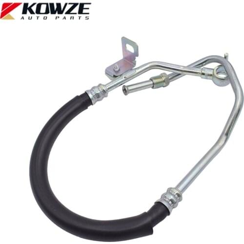 KOWZE Car Engine Oil Cooler Hose Feed Return Kit MR431080 MR431081 fit for Mitsubishi Montero Pajero III 3.0 3.5 3.8 2000-2006