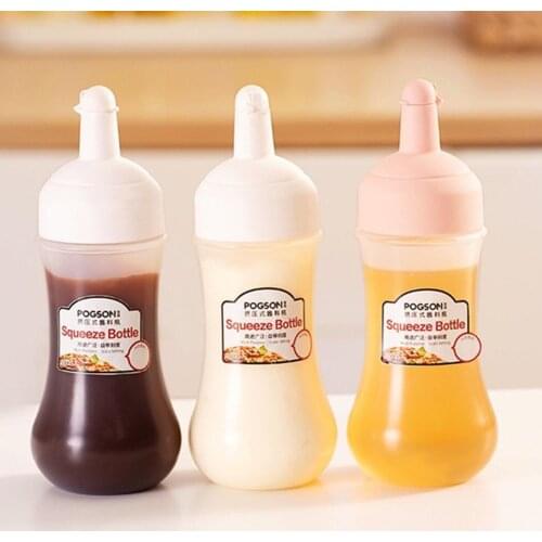 Condiments Sauce Squeeze Squirt Bottle Kitchen Syrup Salad Dressing Oil Ketchup Ketchup Bottle With Graduated Squeeze Bottle