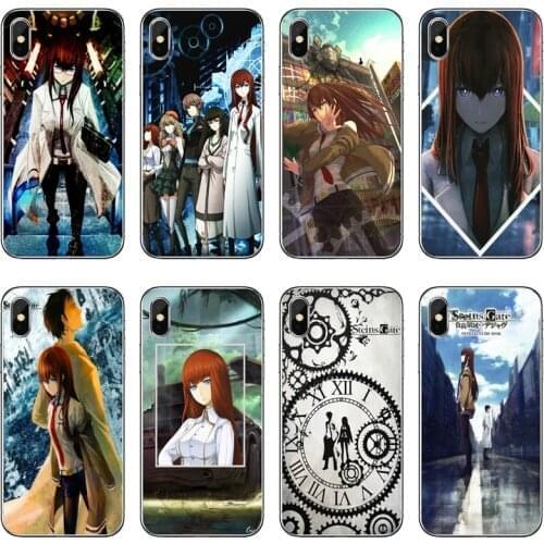 Anime Steins Gate Art Accessories Phone Case For Xiaomi Mi 11 Note 10 10T 9 9T 8 Pro A2 Lite A3 A1 Poco F1 F2 M3 X3 NFC