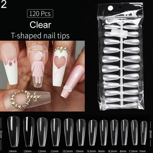 240Pcs/4 Styles XL Long Nail Display Tips Ultra-thin Nail Tip Display 2-Colors Acrylic Nail Art Tips Display palette Color Card