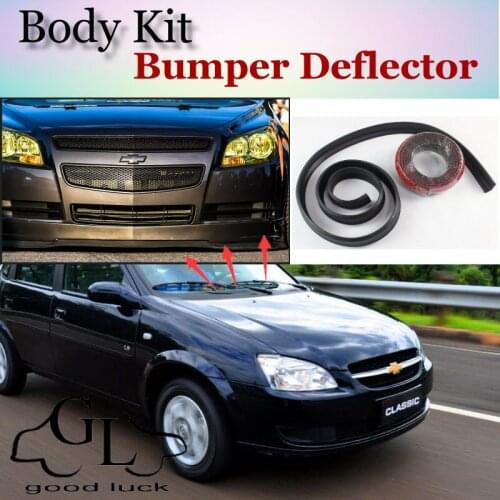 For Chevrolet Classic Bumper Lip Lips / Car Lip Shop Spoiler For Car Tuning / Body Kit / Car Scratch Proof Adhesive Strip