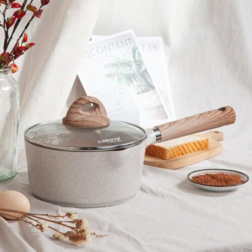 White Milk Home Pot Food Mini Chinese Soup Small Cooking Pot Kitchen Induction Saucepan Ollas De Acero Inoxidable Kitchen Eg50tg