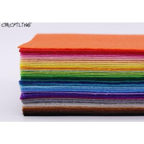 Bright colors 1mm Hard Felt Sheet,needlework,diy,needle,sewing,handmade,felt sheets,cloth fabrics Fieltro feltro