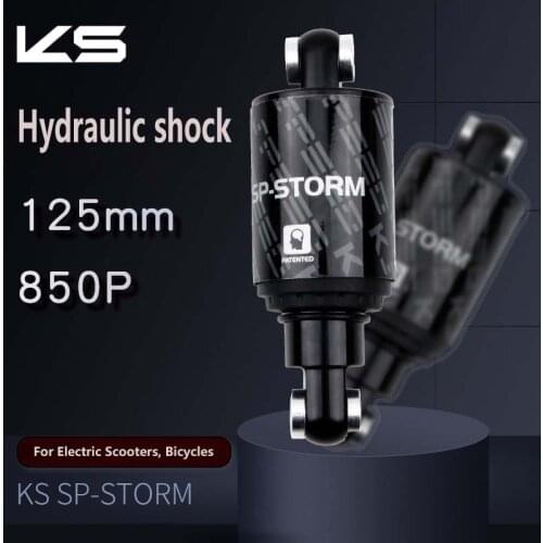 KS oil hydraulic shock absorber STORM bicycle rear gallbladder folding electric scooter bike shock absorption 125MM 850 lbs