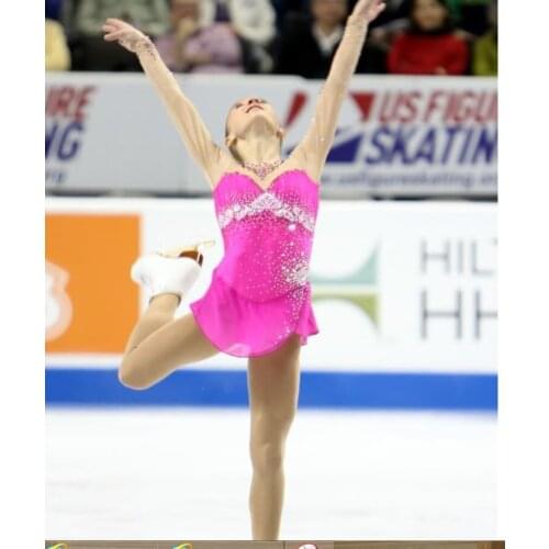 Ice figure Skating/Skate dress/Dance Tap costume/Twirling outfit - Custom made