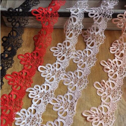 5 Meters Per Lot Free Shipment Bridal Flower 5 Colors Lace Trim Patchwork Accessories Lace Fabric