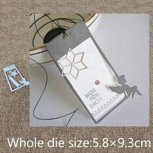 New Design Craft Metal Cutting Die cut dies angel star tag label decoration scrapbook Album Paper Card Craft Embossing die cuts