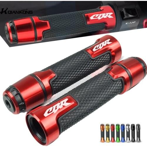For HONDA CBR 400 cbr600 CBR900RR CBR250R CBR1000RR cbr650r Motorcycle 7/8"22mm CNC Anti-Slip Handle Bar Handlebar Hand Grips