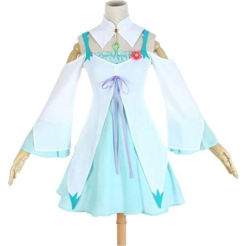 Re:Life In A Different World From Zero Emilia Dress Cosplay Costume Stage Performance Clothes , Perfect Custom for You