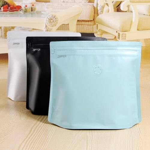 10pcs 1 pound diamond aluminum foil zip lock bag with valve dried food packaging bag trapezoidal shape resealable composite bags