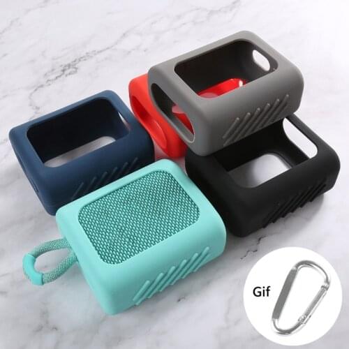 Dust-proof Silicone Case Protective Cover Shell Anti-fall Speaker Case for-JBL GO 3 GO3 Bluetooth Speaker Accessories
