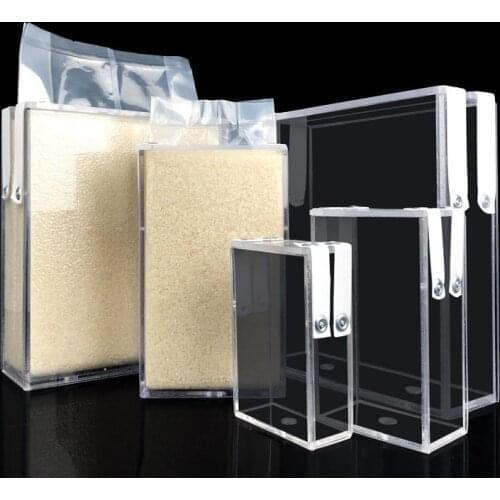 Rice Forming Mould Vacuum Packaging Rice Brick Bag Mold Grain Product Bag Box Mold Rice Packaging Plastic Mold Solid Brick Fixed