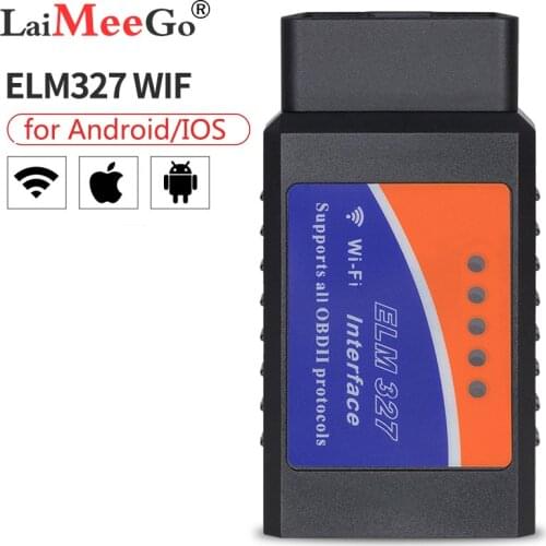ELM327 WIFI OBD2 WIFI ELM327 V 1.5 Scanner for iPhone IOS Android Auto OBDII Scan Tool OBD 2 ODB II ELM 327 V1.5 WI-FI ODB2