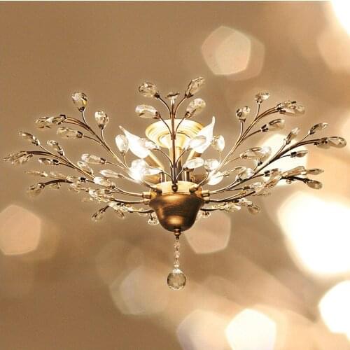 Modern Lustre Led Crystal Chandelier Lighting Ceiling Chandeliers Light Lamparas De Techo Hanglamp Suspension Luminaire Lampen