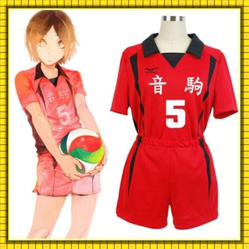 Haikiyu Volley Ball Team Jersey Sportswear Uniform Haikyuu!! Nekoma High School #5 1 Kenma Kozume Kuroo Tetsuro Cosplay Costume