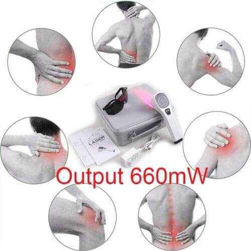 Soft Laser Pain Relief Therapy, Sport Injuries 12 Beams 650nm And 4 Beam 808nm LLLT Low Level Laser Physical Therapy Pain Relief