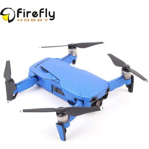 Sunnylife Waterproof PVC Carbon Grain Stickers Drone Body Battery Remote Controller Decals Full Set Skin for DJI MAVIC AIR